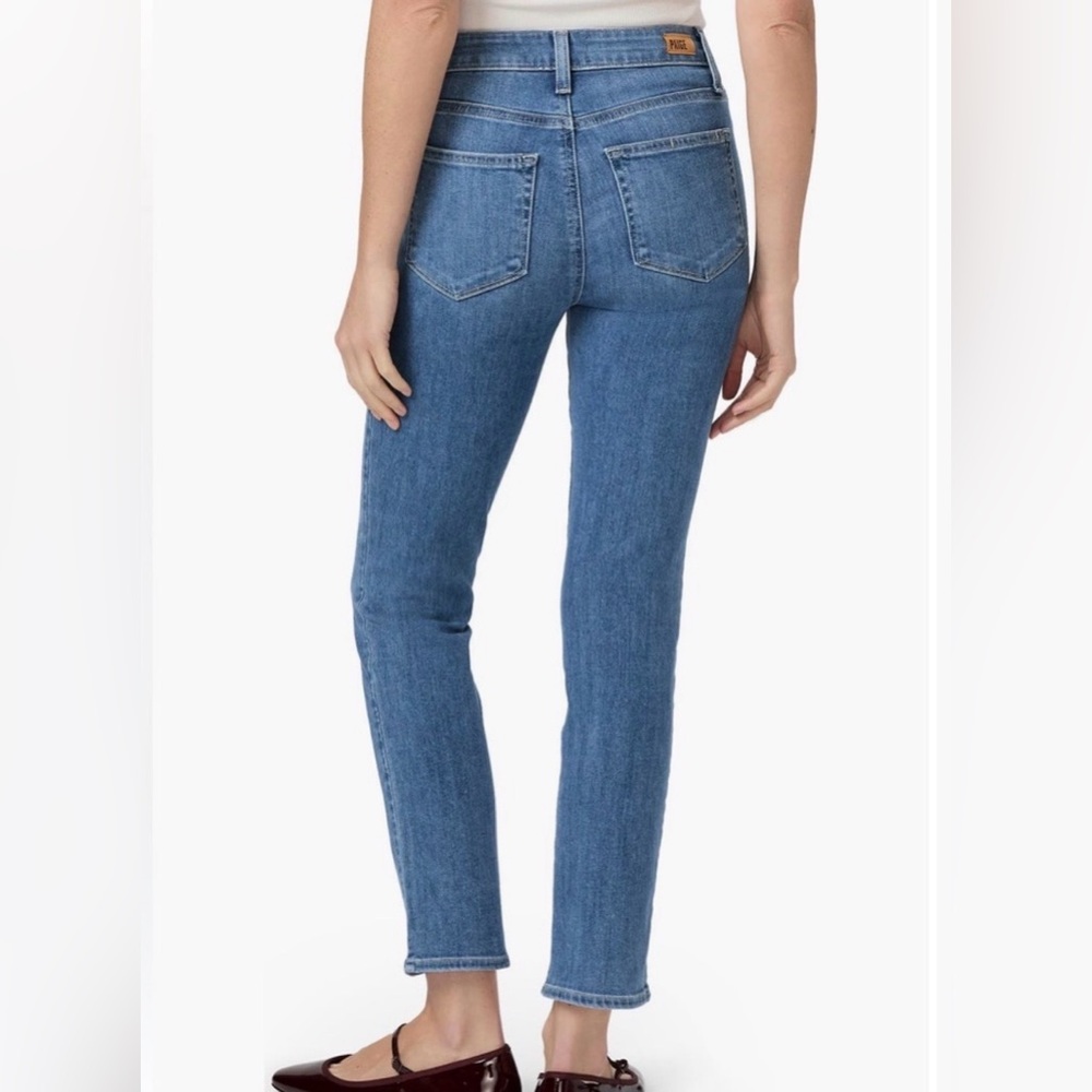 PAIGE Sz 28 Horton Slim Jeans in Medium Blue Denim. Very good condition